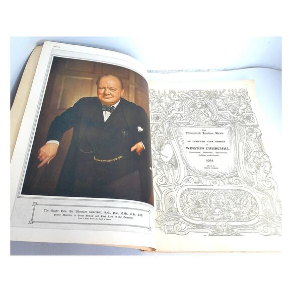 The Illustrated London News Other - Vintage Winston Churchill The Illustrated London News 1954